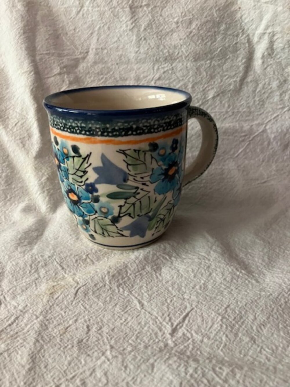 Sylvia Klimek hand painted Unikat Mug